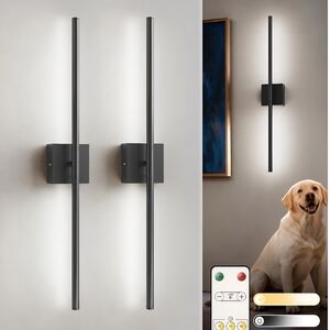 Modern Black Wall Lantern Set
